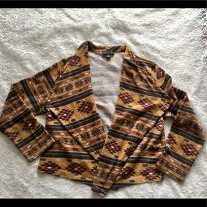 Forever21 LS Aztec Print Cardigan